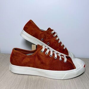 Converse Jack Purcell Low Top Burnt Orange Canvas Sneakers 170936C Womens 8.5